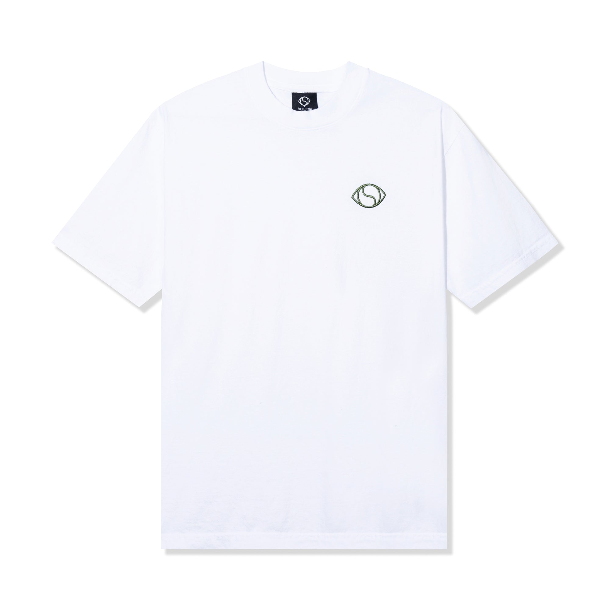 Essentials Embroidered White Tee