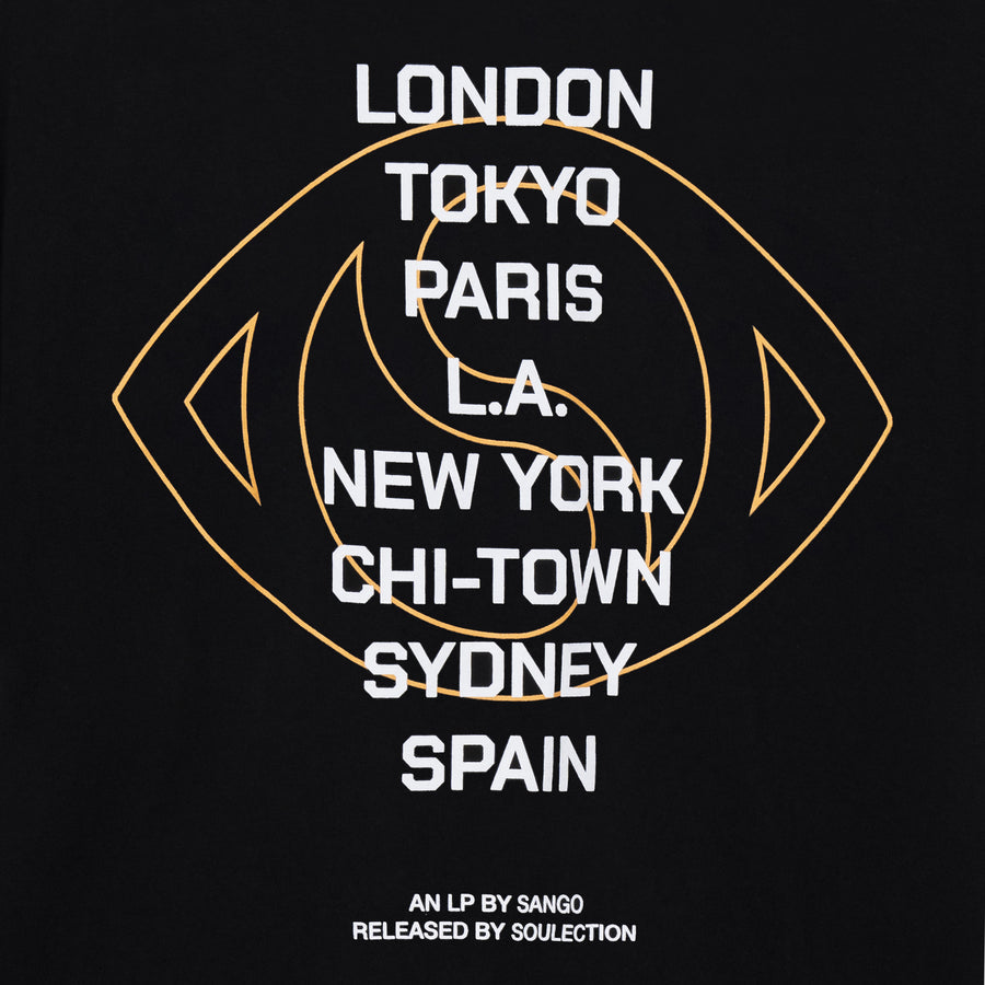 'Sango Recordings' Tee - BLACK
