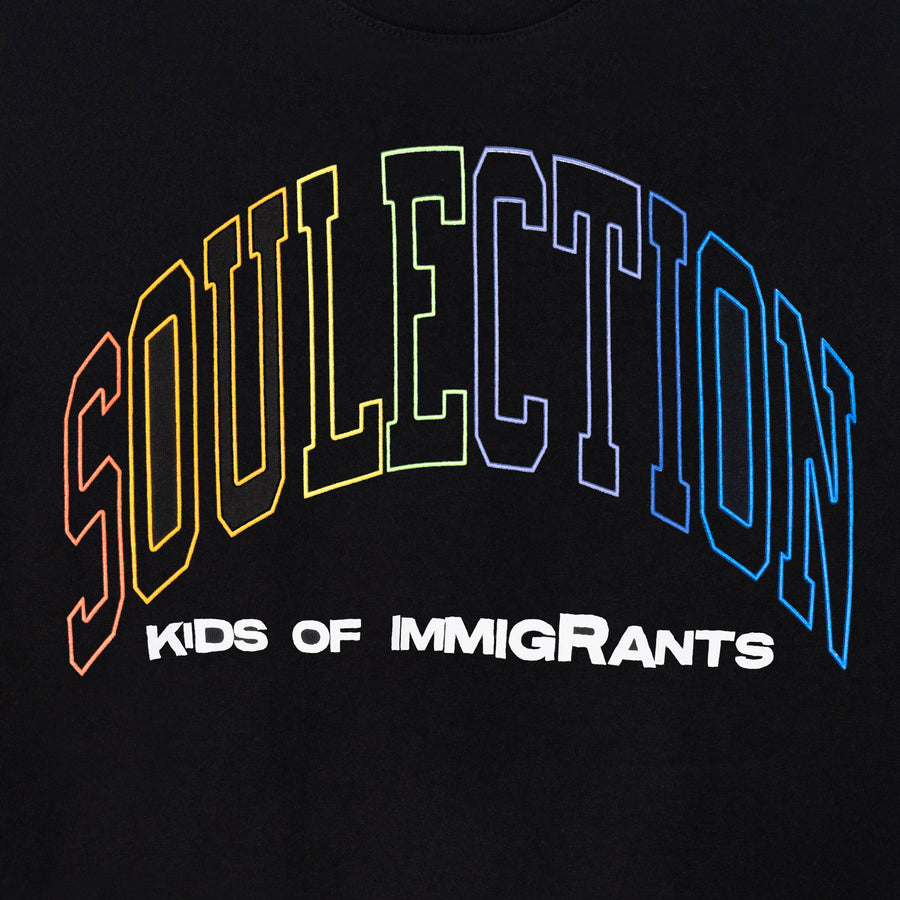 Soulection x Kids of Immigrants L/S - BLACK